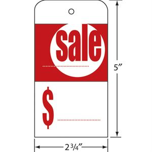 Picture of SALE TAGS with ELASTIC STRING